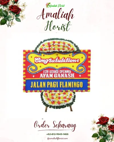 Bunga Papan Congratulation di Sokayasa